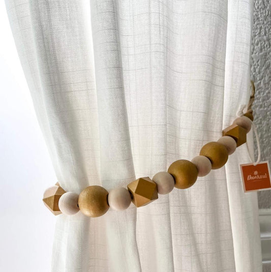 Gold curtain tie backs - Deco Azul