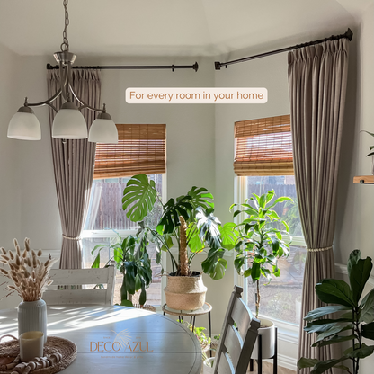 wooden curtain tiebacks