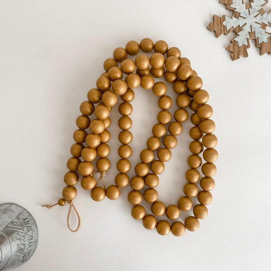 Gold Christmas Tree Garland, Mantel Garland - Deco Azul