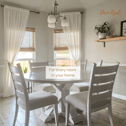 Wood bead Curtain tiebacks