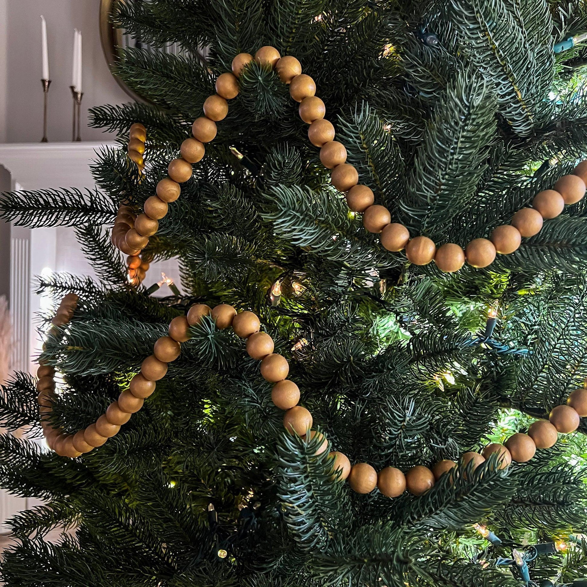Gold Christmas Tree Garland, Mantel Garland